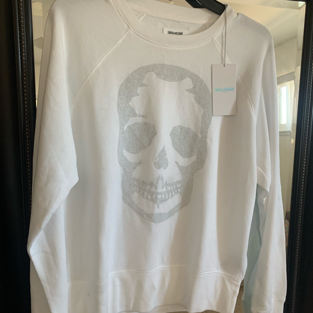 White with silver skull tee from Zadig&Voltaire